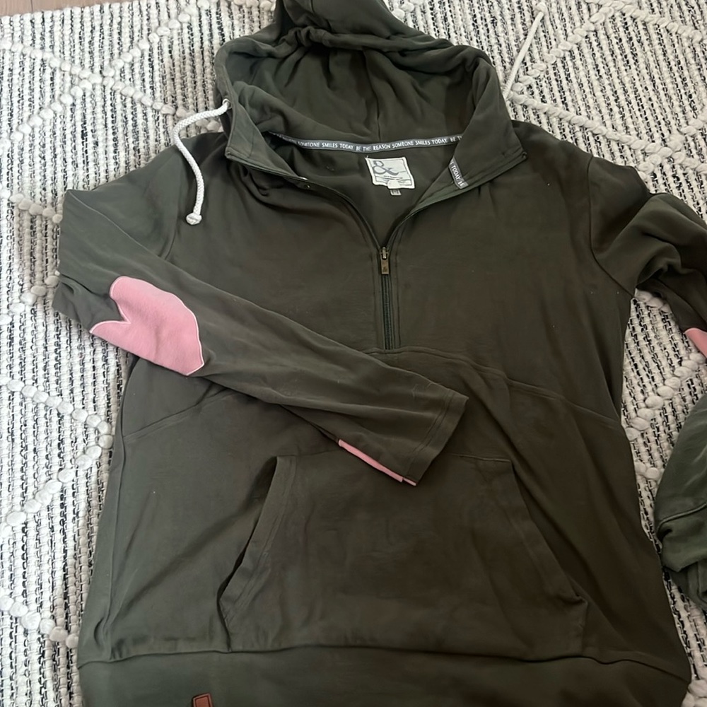 Half zip hoodie